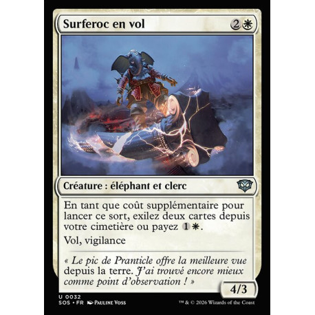 (Foil) Blanche - Surferoc en vol (U) [SOS]