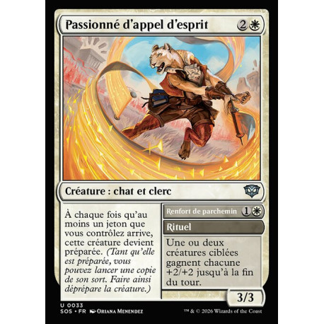 (Foil) Blanche - Passionné d'appel d'esprit (U) [SOS]