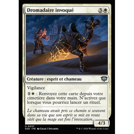 (Foil) Blanche - Dromadaire invoqué (U) [SOS]