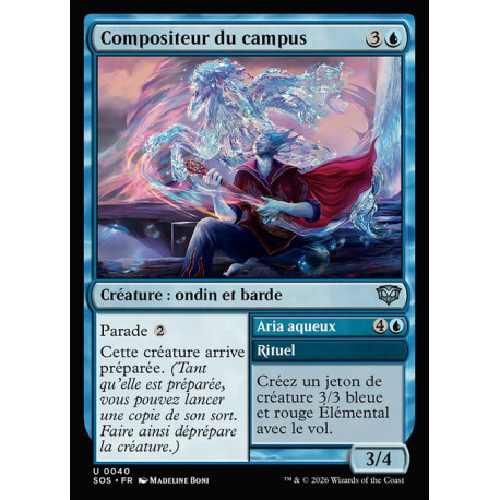(Foil) Bleue - Compositeur du campus (U) [SOS]