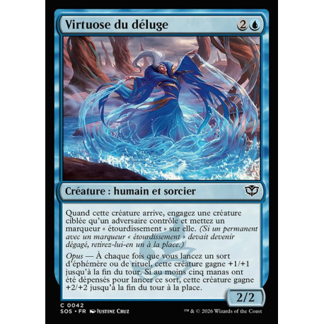(Foil) Bleue - Virtuose du déluge (C) [SOS]
