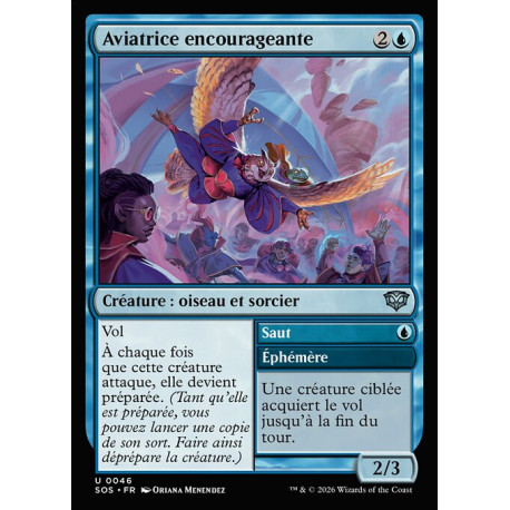 (Foil) Bleue - Aviatrice encourageante (U) [SOS]