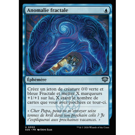 (Foil) Bleue - Anomalie fractale (U) [SOS]