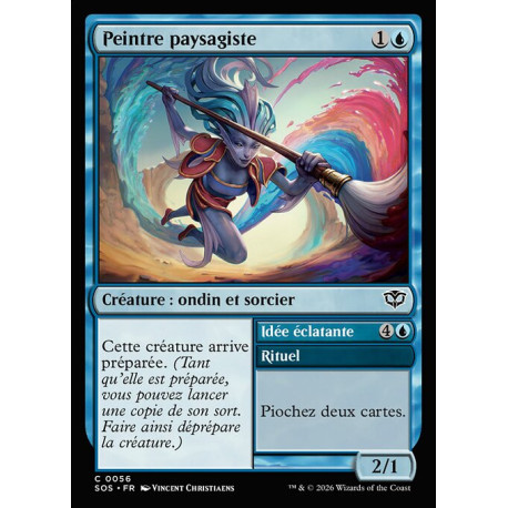 (Foil) Bleue - Peintre paysagiste (C) [SOS]