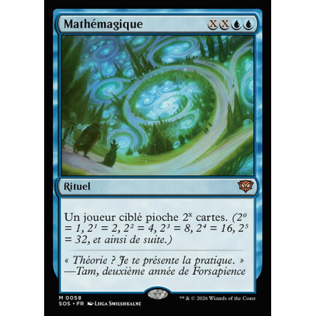 (Foil) Bleue - Mathémagique (M) [SOS]