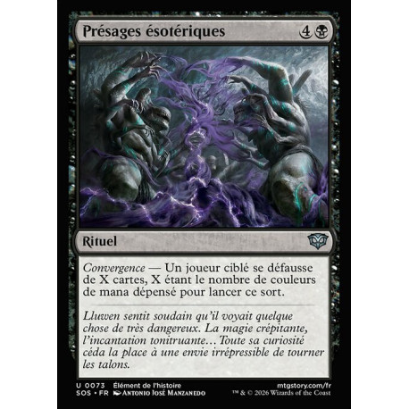(Foil) Noire - Présages ésotériques (U) [SOS]