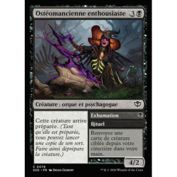 (Foil) Noire - Ostéomancienne enthousiaste (C) [SOS]