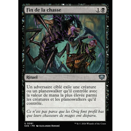 (Foil) Noire - Fin de la chasse (U) [SOS]
