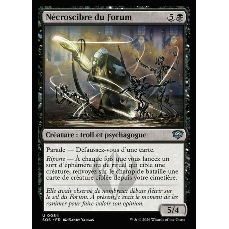 (Foil) Noire - Nécroscibre du Forum (U) [SOS]
