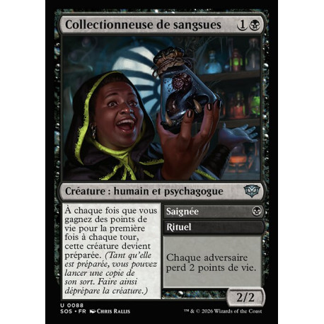 (Foil) Noire - Collectionneuse de sangsues (U) [SOS]