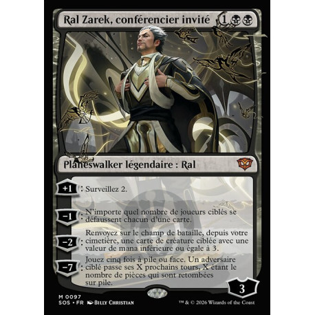 (Foil) Noire - Ral Zarek, conférencier invité (V1) (M) [SOS]