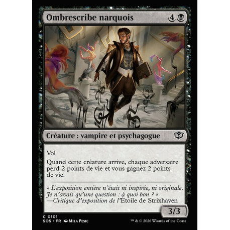 (Foil) Noire - Ombrescribe narquois (C) [SOS]