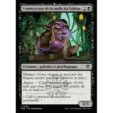 (Foil) Noire - Commerçante de la ruelle du Cubitus (C) [SOS]