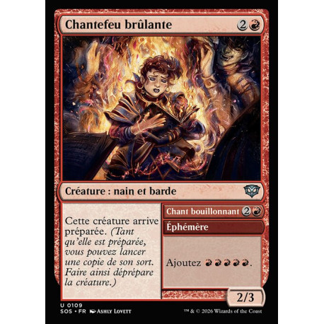 (Foil) Rouge - Chantefeu brûlante (U) [SOS]