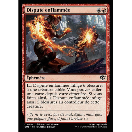 (Foil) Rouge - Dispute enflammée (C) [SOS]