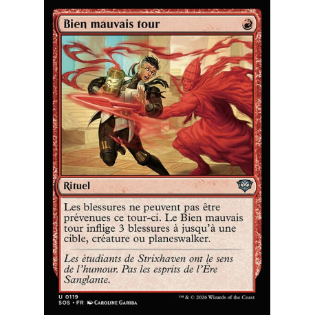 (Foil) Rouge - Bien mauvais tour (U) [SOS]