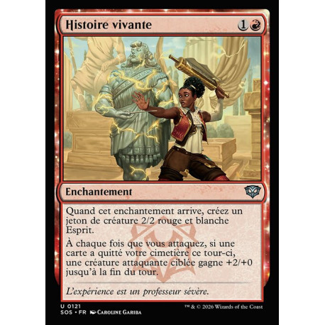 (Foil) Rouge - Histoire vivante (U) [SOS]
