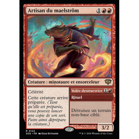 (Foil) Rouge - Artisan du maelström (R) [SOS]