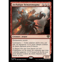 (Foil) Rouge - Archaïque hématomagma (V1) (R) [SOS]