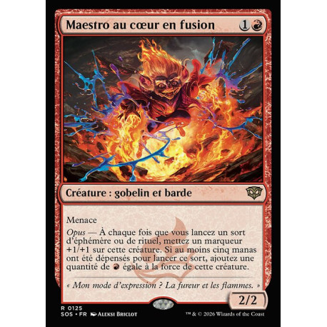 (Foil) Rouge - Maestro au cœur en fusion (R) [SOS]