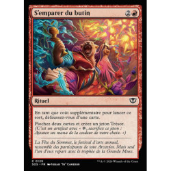 (Foil) Rouge - S'emparer du butin (C) [SOS]