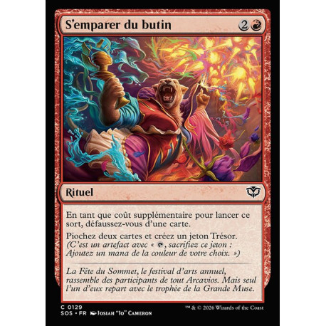 (Foil) Rouge - S'emparer du butin (C) [SOS]