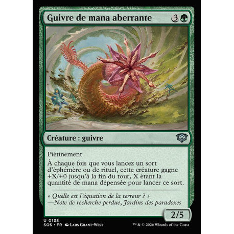 (Foil) Verte - Guivre de mana aberrante (U) [SOS]