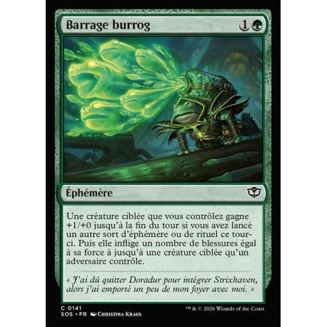 (Foil) Verte - Barrage burrog (C) [SOS]