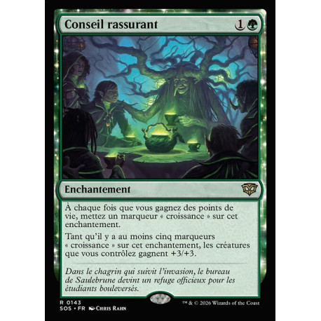 (Foil) Verte - Conseil rassurant (R) [SOS]