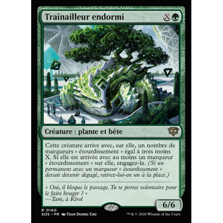 (Foil) Verte - Traînailleur endormi (R) [SOS]