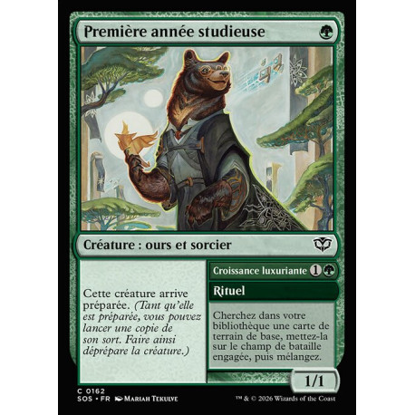 (Foil) Verte - Première année studieuse (C) [SOS]