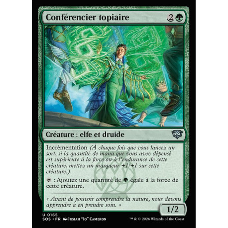 (Foil) Verte - Conférencier topiaire (U) [SOS]