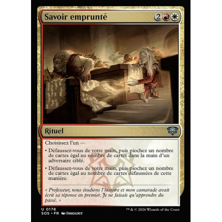 (Foil) Multicolore - Savoir emprunté (U) [SOS]