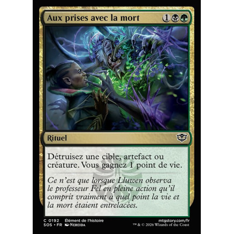 (Foil) Multicolore - Aux prises avec la mort (C) [SOS]