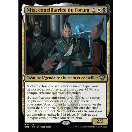 (Foil) Multicolore - Nita, conciliatrice du Forum (R) [SOS]