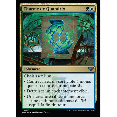 (Foil) Multicolore - Charme de Quandrix (U) [SOS]