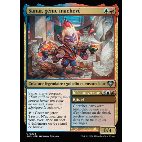 (Foil) Multicolore - Sanar, génie inachevé (U) [SOS]