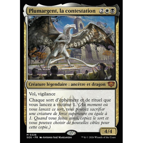 (Foil) Multicolore - Plumargent, la contestation (V1) (M) [SOS]