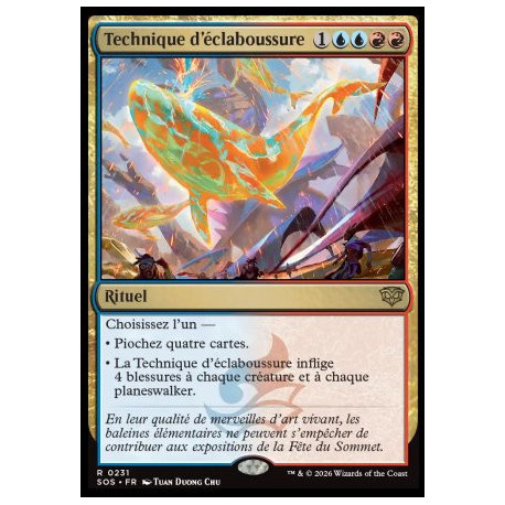 (Foil) Multicolore - Technique d’éclaboussure (R) [SOS]