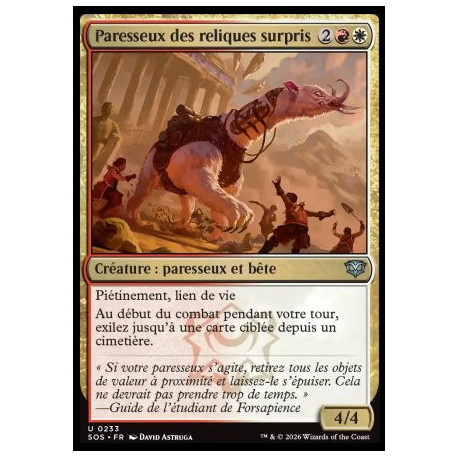 (Foil) Multicolore - Paresseux des reliques surpris (U) [SOS]
