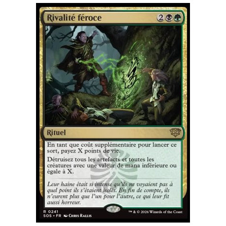 (Foil) Multicolore - Rivalité féroce (R) [SOS]