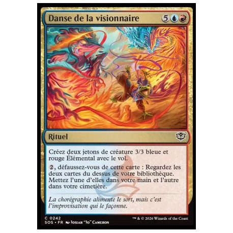 (Foil) Multicolore - Danse de la visionnaire (C) [SOS]