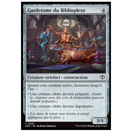 (Foil) Incolore - Gardetome du Biblioplexe (C) [SOS]