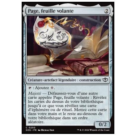 (Foil) Incolore - Page, feuille volante (C) [SOS]