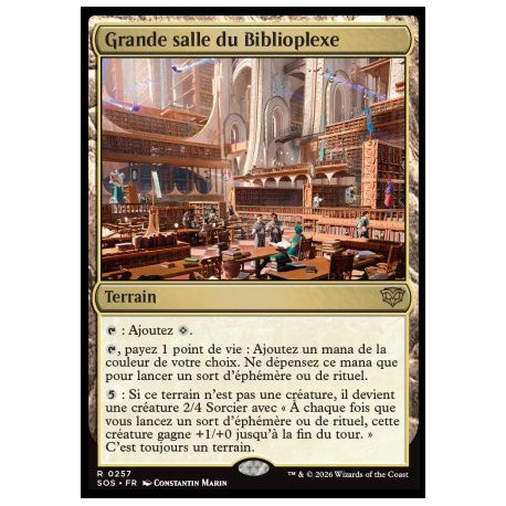 (Foil) Terrain - Grande salle du Biblioplexe (R) [SOS]