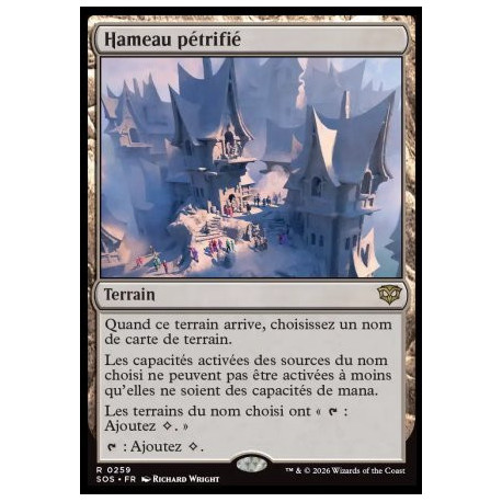 (Foil) Terrain - Hameau pétrifié (R) [SOS]