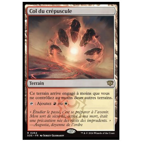 (Foil) Terrain - Col du crépuscule (V1) (R) [SOS]