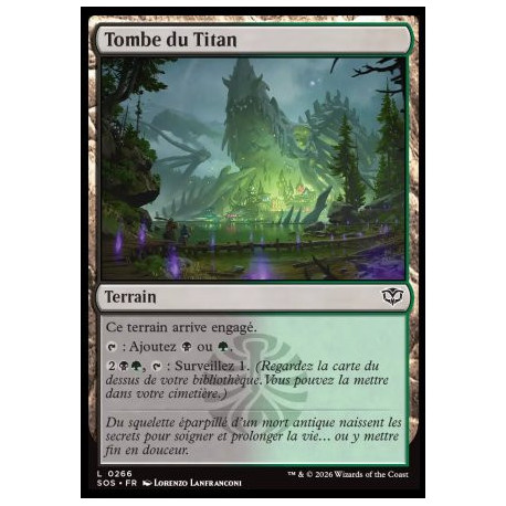 (Foil) Terrain - Tombe du Titan (C) [SOS]