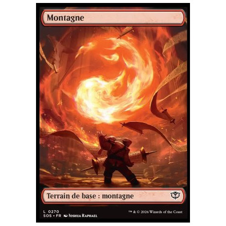 (Foil) Terrain - Montagne (V1) (L) [SOS]