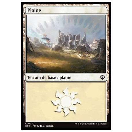 (Foil) Terrain - Plaine (V2) (L) [SOS]